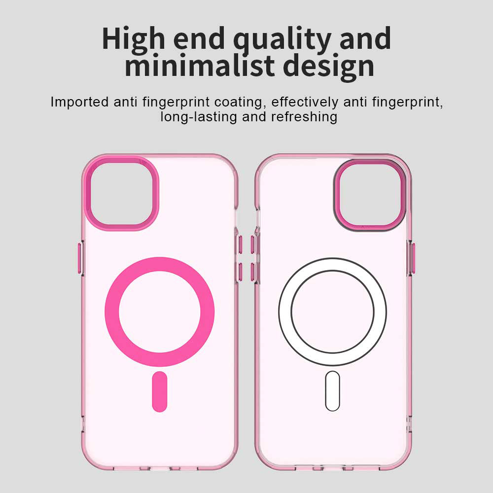Custodia MagSafe per Apple iPhone 13, Techsuit, CandyCase, Rosa