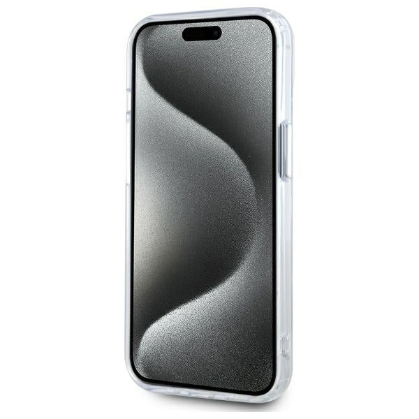Custodia MagSafe per Apple iPhone 14, Karl Lagerfeld, IML Metal Karl & Choupette's Heads, Bianca