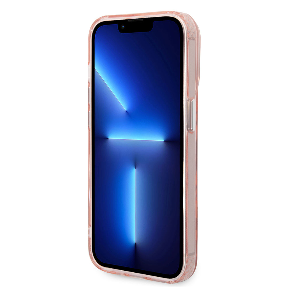Custodia MagSafe per Apple iPhone 14 Pro Max, Karl Lagerfeld, Karl & Choupette Aluminium, Rosa