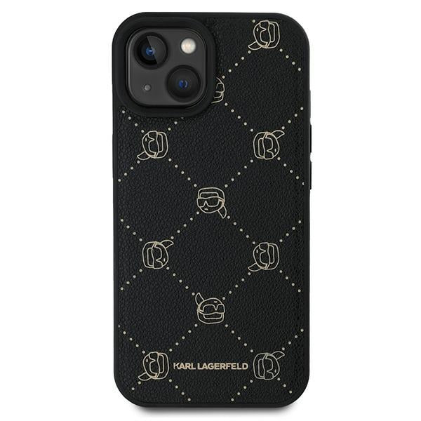 Custodia MagSafe per Apple iPhone 15 Plus, Karl Lagerfeld, Karl's Head, Nera