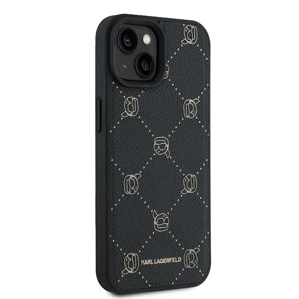 Custodia MagSafe per Apple iPhone 15 Plus, Karl Lagerfeld, Karl's Head, Nera