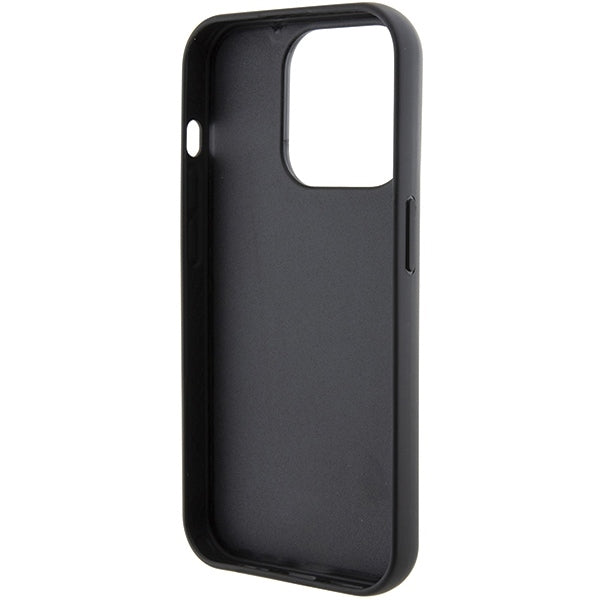 Custodia MagSafe per Apple iPhone 15 Pro Max, Karl Lagerfeld, Saffiano Gripstand Choupette, Nera