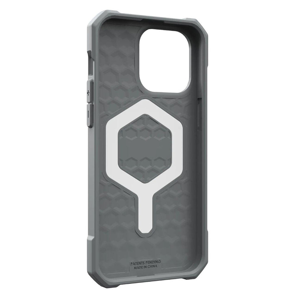 Custodia MagSafe per Apple iPhone 15 Pro Max, Urban Armor Gear, Essential Armor, Argento