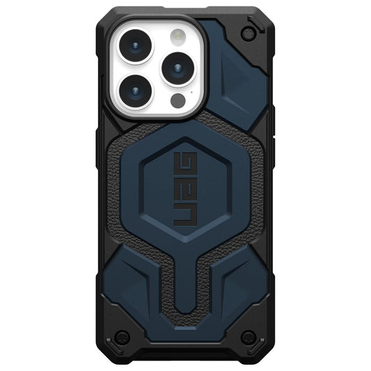 Custodia MagSafe per Apple iPhone 15 Pro, Urban Armor Gear, Monarch Pro, Blu Navy