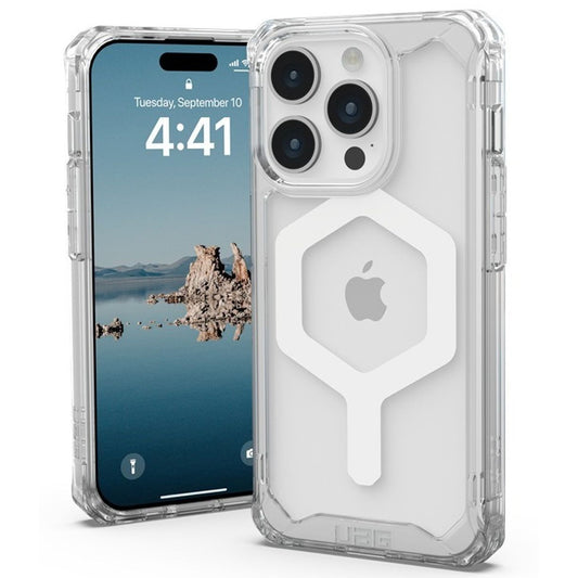 Custodia MagSafe per Apple iPhone 15 Pro, Urban Armor Gear, Plyo, Bianca