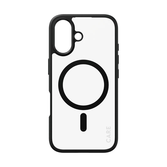 Custodia MagSafe per Apple iPhone 16, PanzerGlass, Care Urban Combat, Nera Trasparente