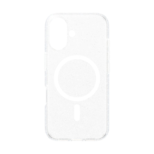 Custodia MagSafe per Apple iPhone 16, PanzerGlass, Care Urban Combat Star Lit, Trasparente Bianca