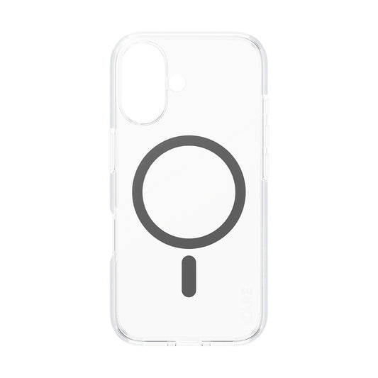 Custodia MagSafe per Apple iPhone 16, PanzerGlass, Care Urban Combat, Trasparente Nera