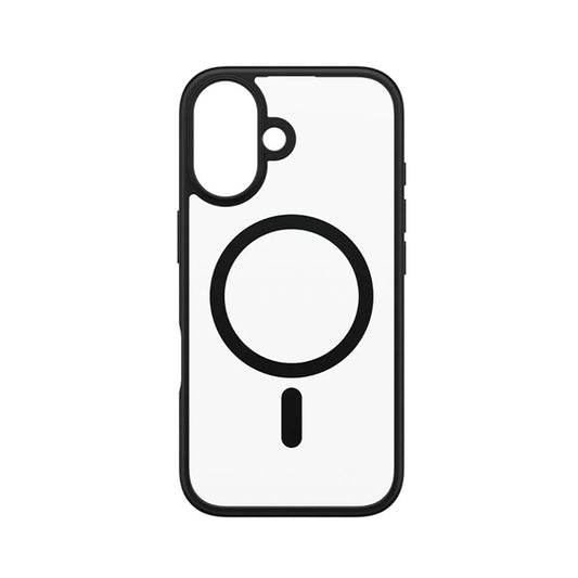 Custodia MagSafe per Apple iPhone 16, PanzerGlass, Frame, Trasparente Nera