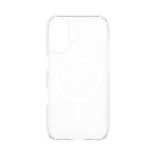 Custodia MagSafe per Apple iPhone 16, PanzerGlass, HardCase, Bianco Trasparente