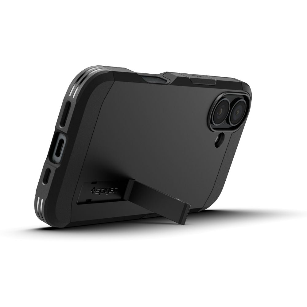 Custodia MagSafe per Apple iPhone 16 Plus, Spigen, Tough Armor, Nera