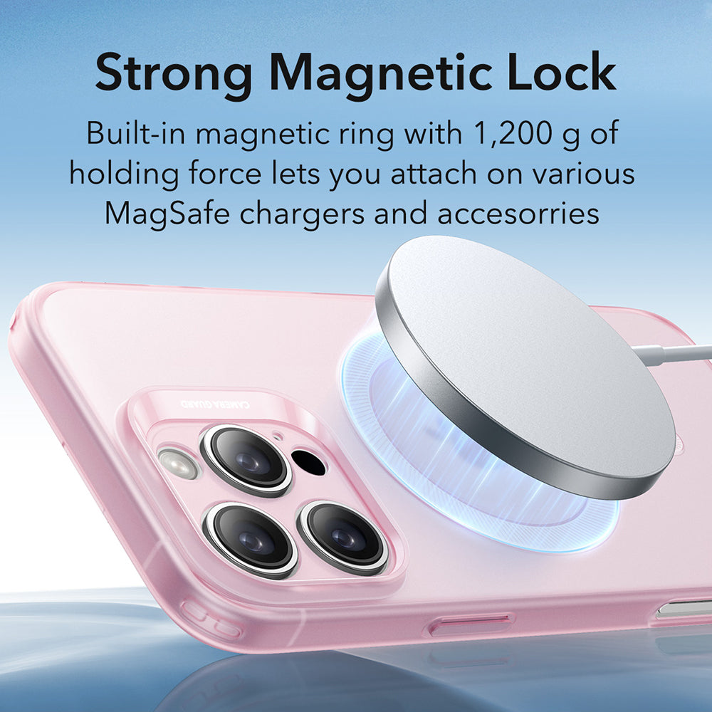 Custodia MagSafe per Apple iPhone 16 Pro Max, ESR, Zero, Rosa Satinato