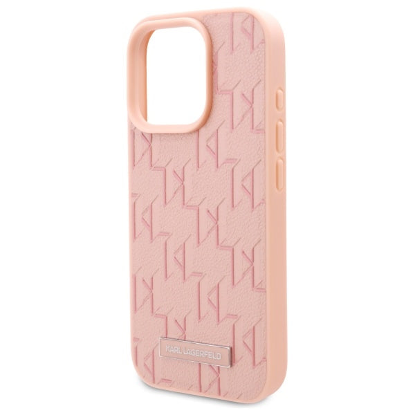 Custodia MagSafe per Apple iPhone 16 Pro Max, Karl Lagerfeld, Hot Stamp, Rosa