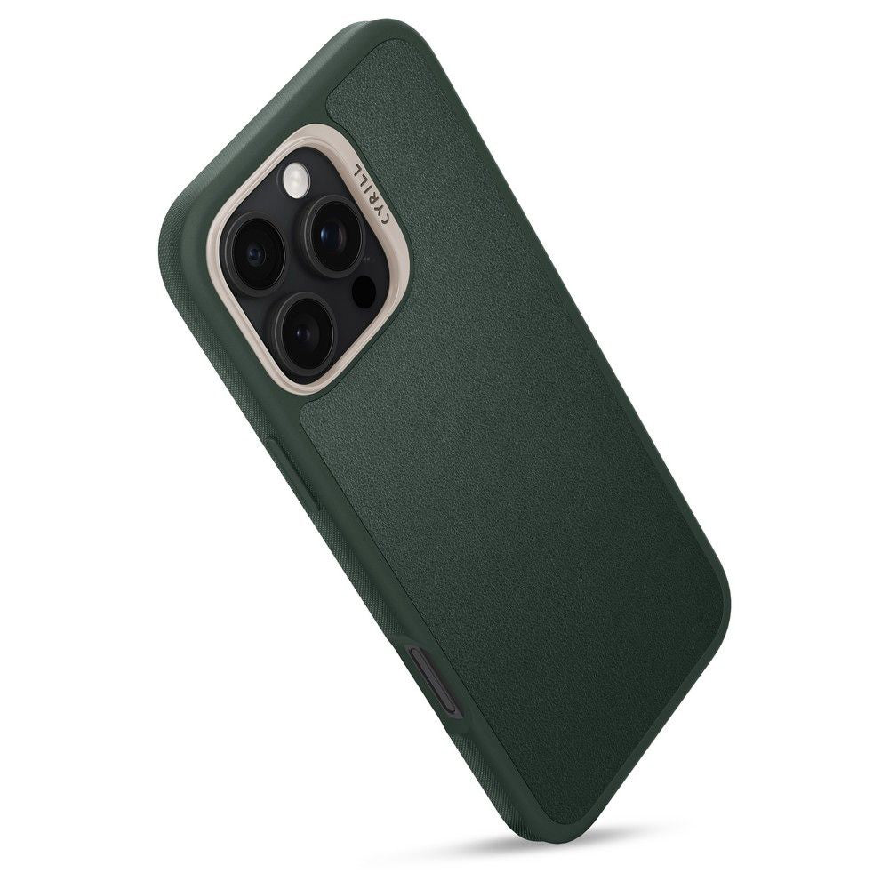 Custodia MagSafe per Apple iPhone 16 Pro Max, Spigen, Cyrill Kajuk, Verde Satinato ACS08398
