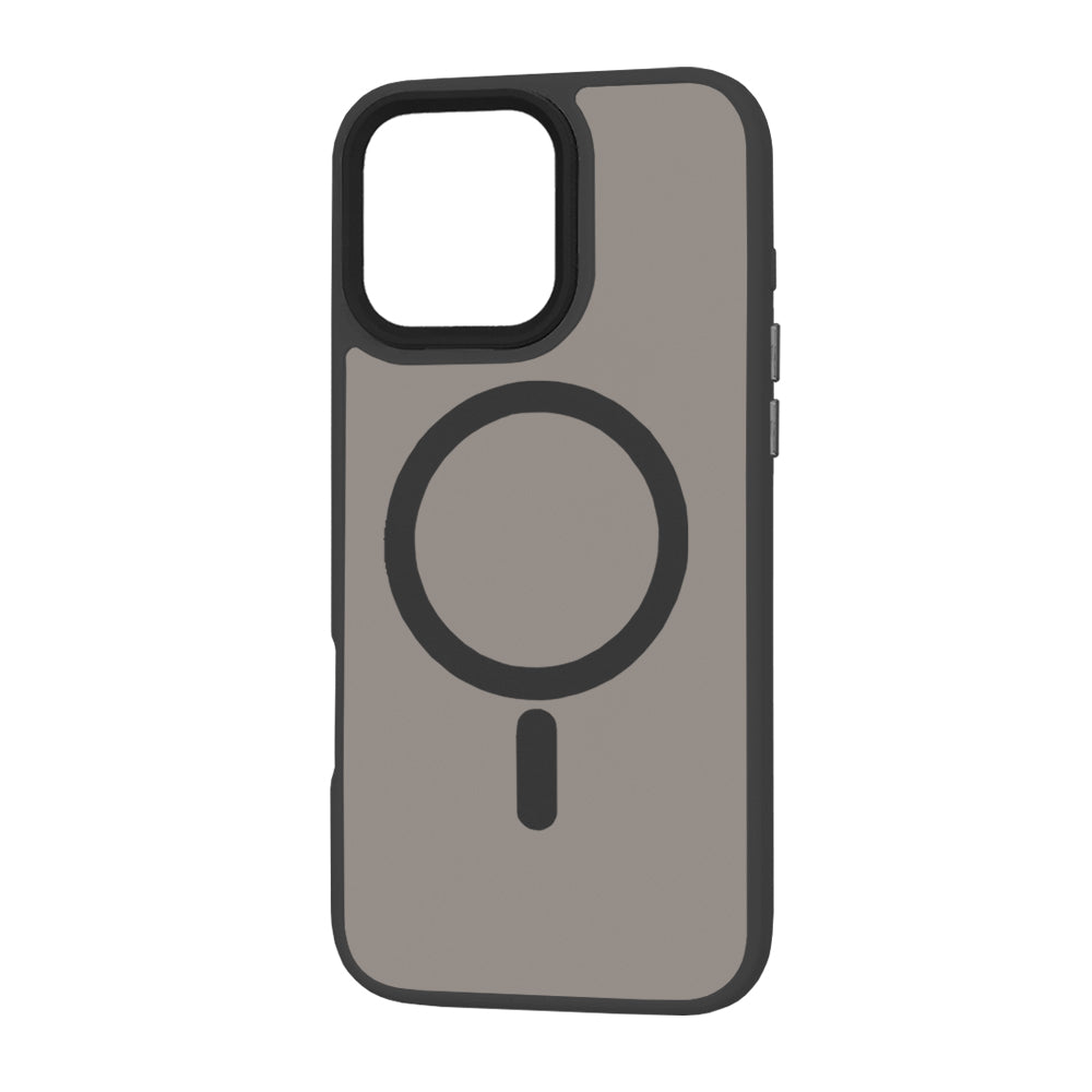 Custodia MagSafe per Apple iPhone 16 Pro Max, Techsuit, HaloFrost, Nera
