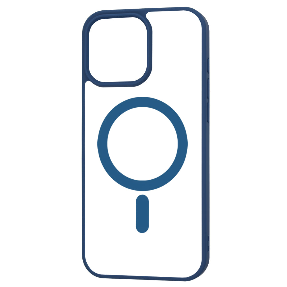 Custodia MagSafe per Apple iPhone 16 Pro Max, Techsuit, Pro, Blu