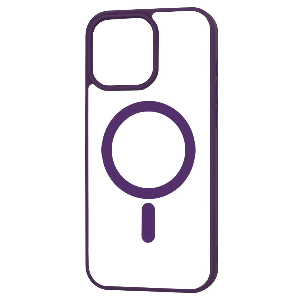 Custodia MagSafe per Apple iPhone 16 Pro Max, Techsuit, Pro, Viola