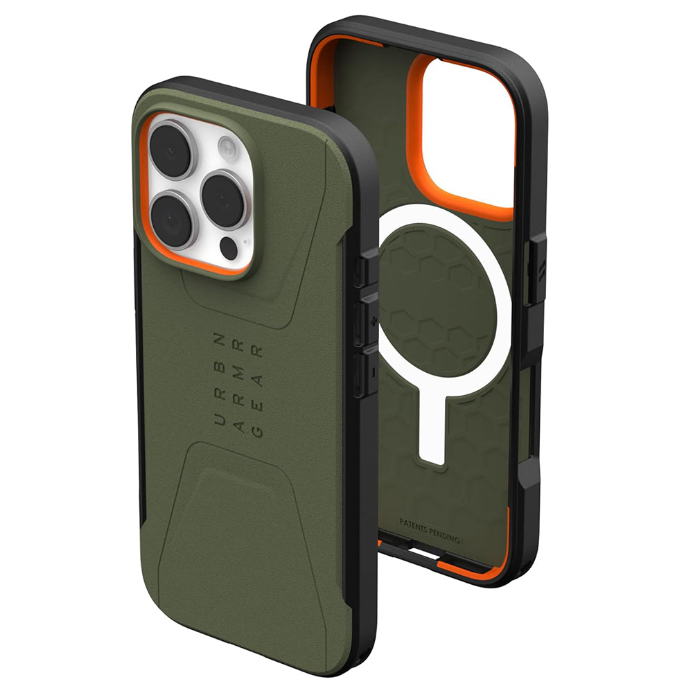 Custodia MagSafe per Apple iPhone 16 Pro Max, Urban Armor Gear, Civilian, Verde