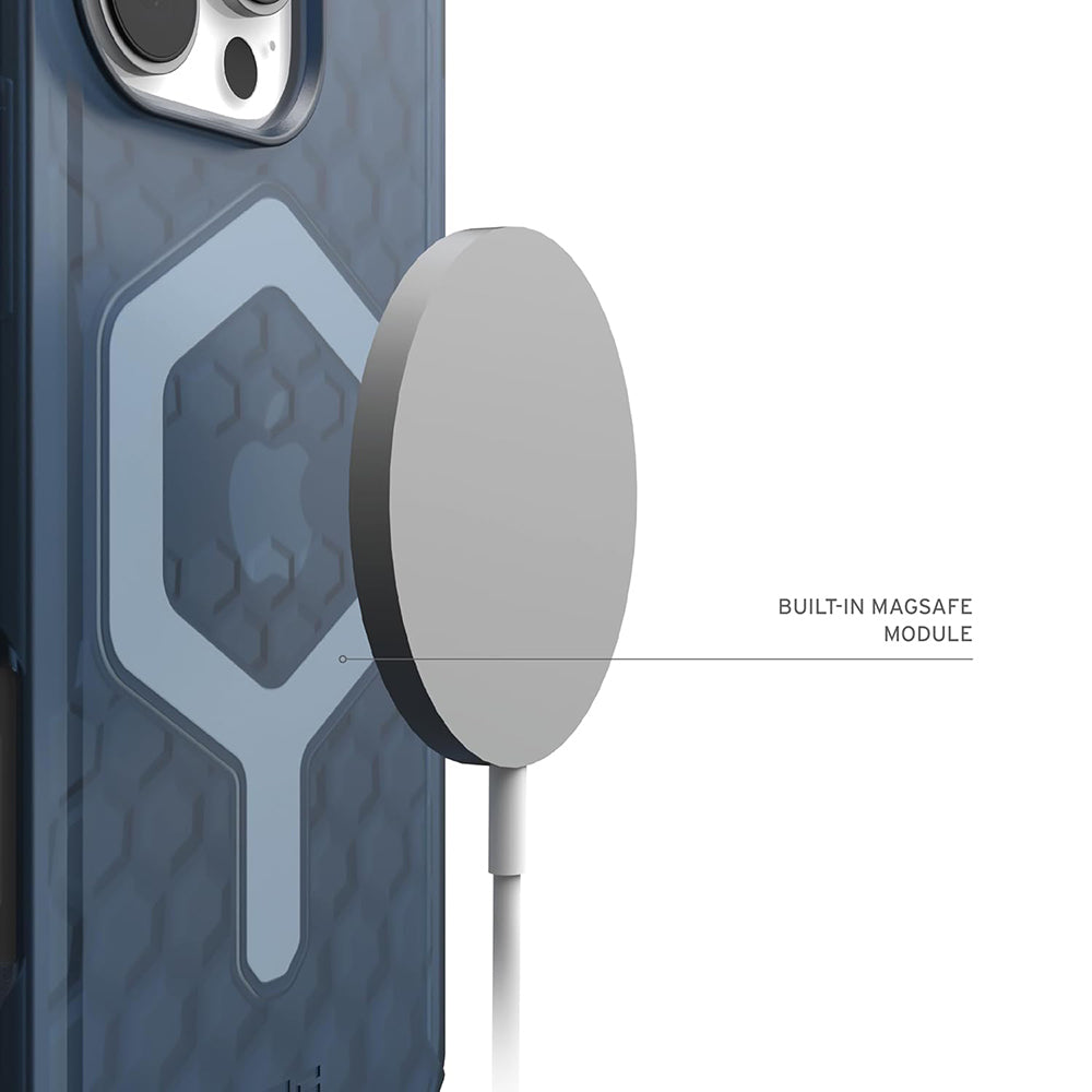 Custodia MagSafe per Apple iPhone 16 Pro Max, Urban Armor Gear, Essential Armor, Blu