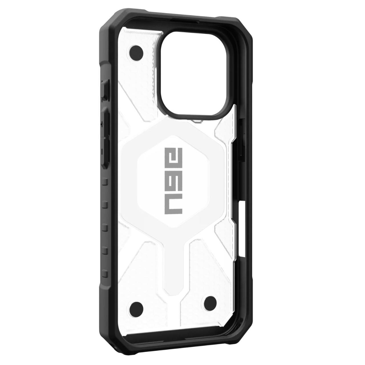 Custodia MagSafe per Apple iPhone 16 Pro Max, Urban Armor Gear, Pathfinder Clear, Trasparente