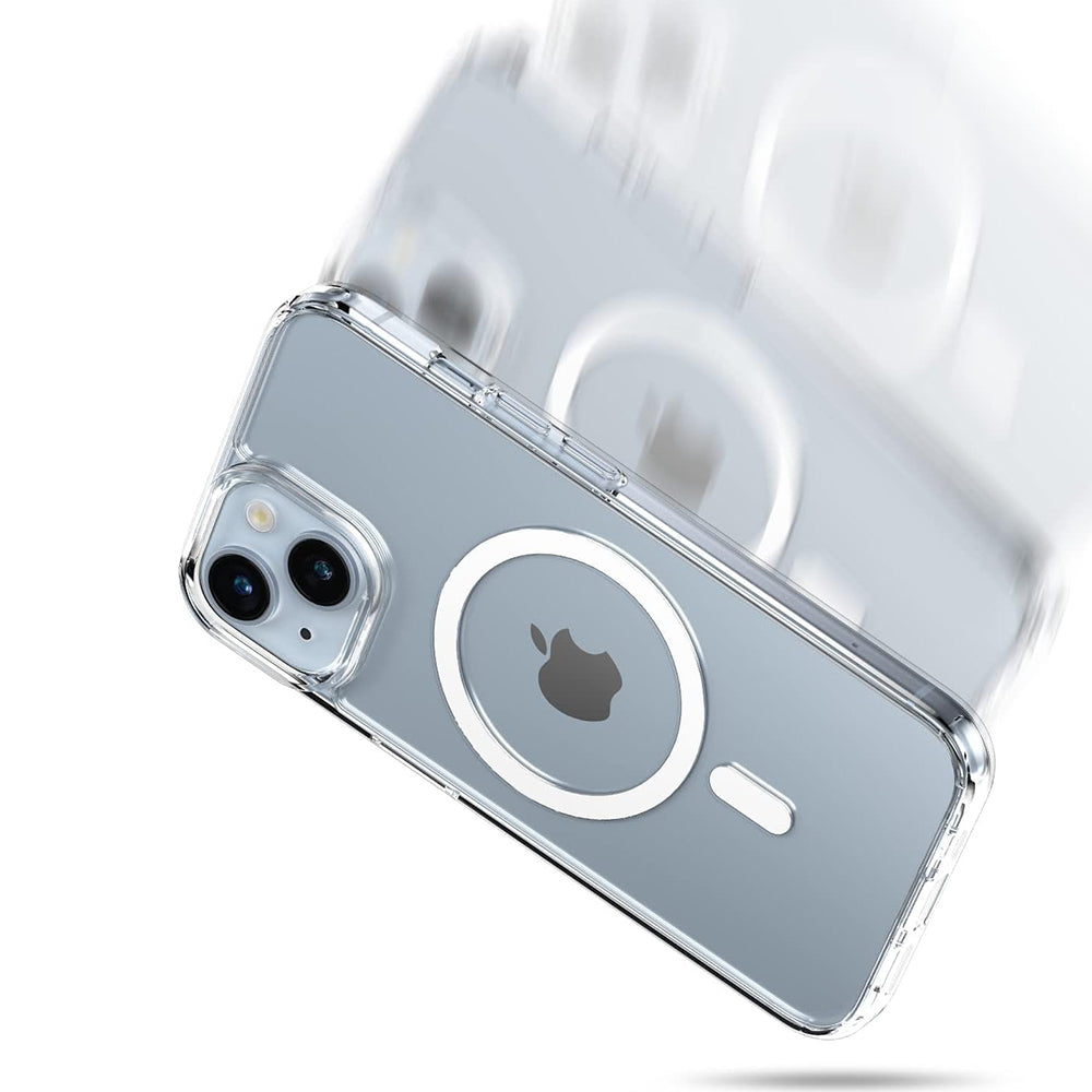 Custodia MagSafe per Apple iPhone 16 Pro, PanzerGlass, HardCase, Bianco Trasparente