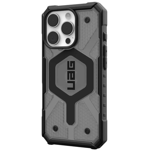 Custodia MagSafe per Apple iPhone 16 Pro, Urban Armor Gear, Pathfinder Clear, Grigio