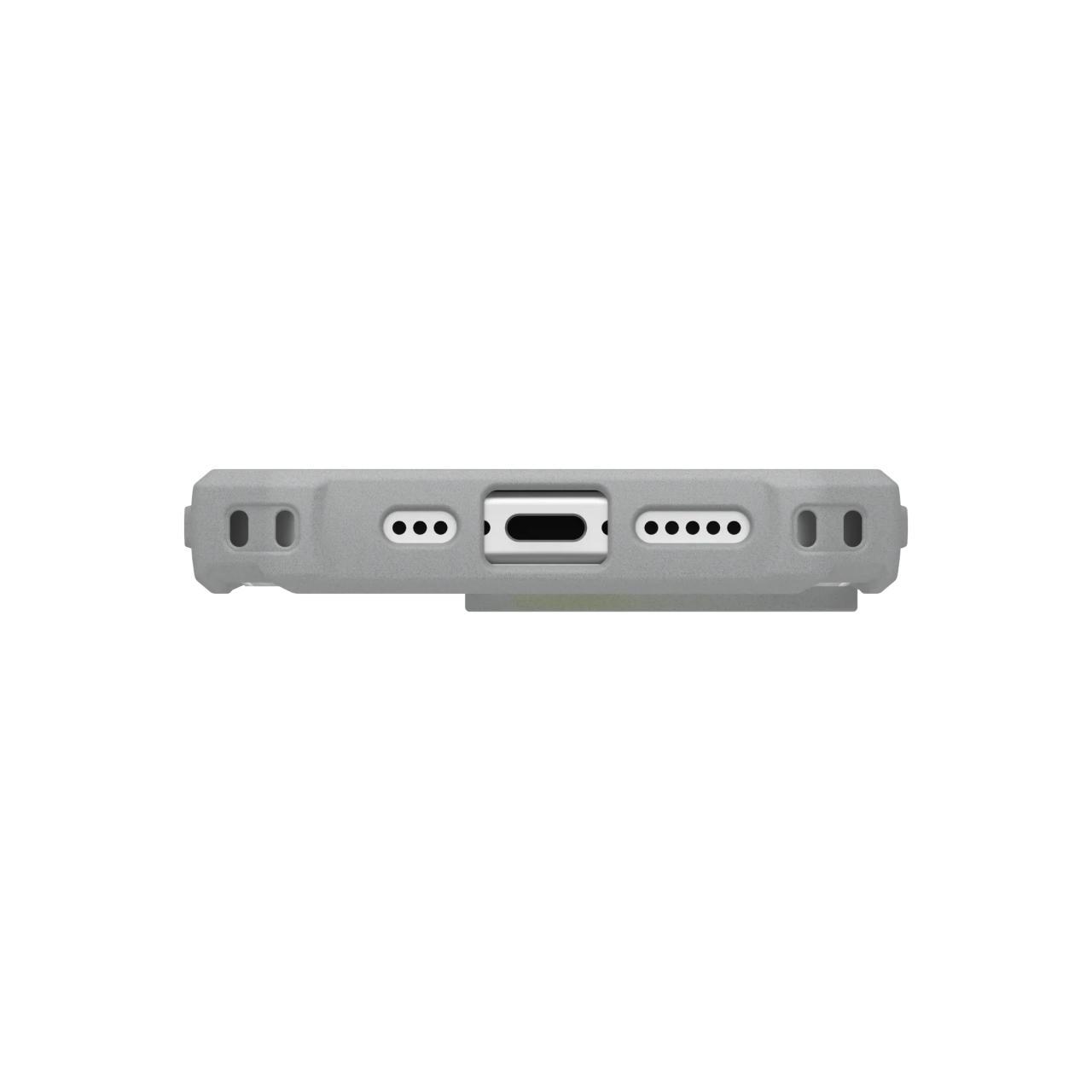 Custodia MagSafe per Apple iPhone 16 Pro, Urban Armor Gear, Pathfinder Clear con Cordino, Verde