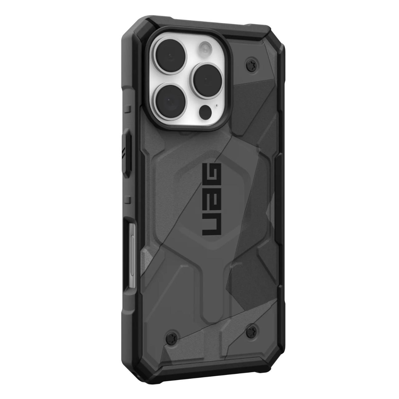 Custodia MagSafe per Apple iPhone 16 Pro, Urban Armor Gear, Pathfinder SE Geo Camo, Camouflage