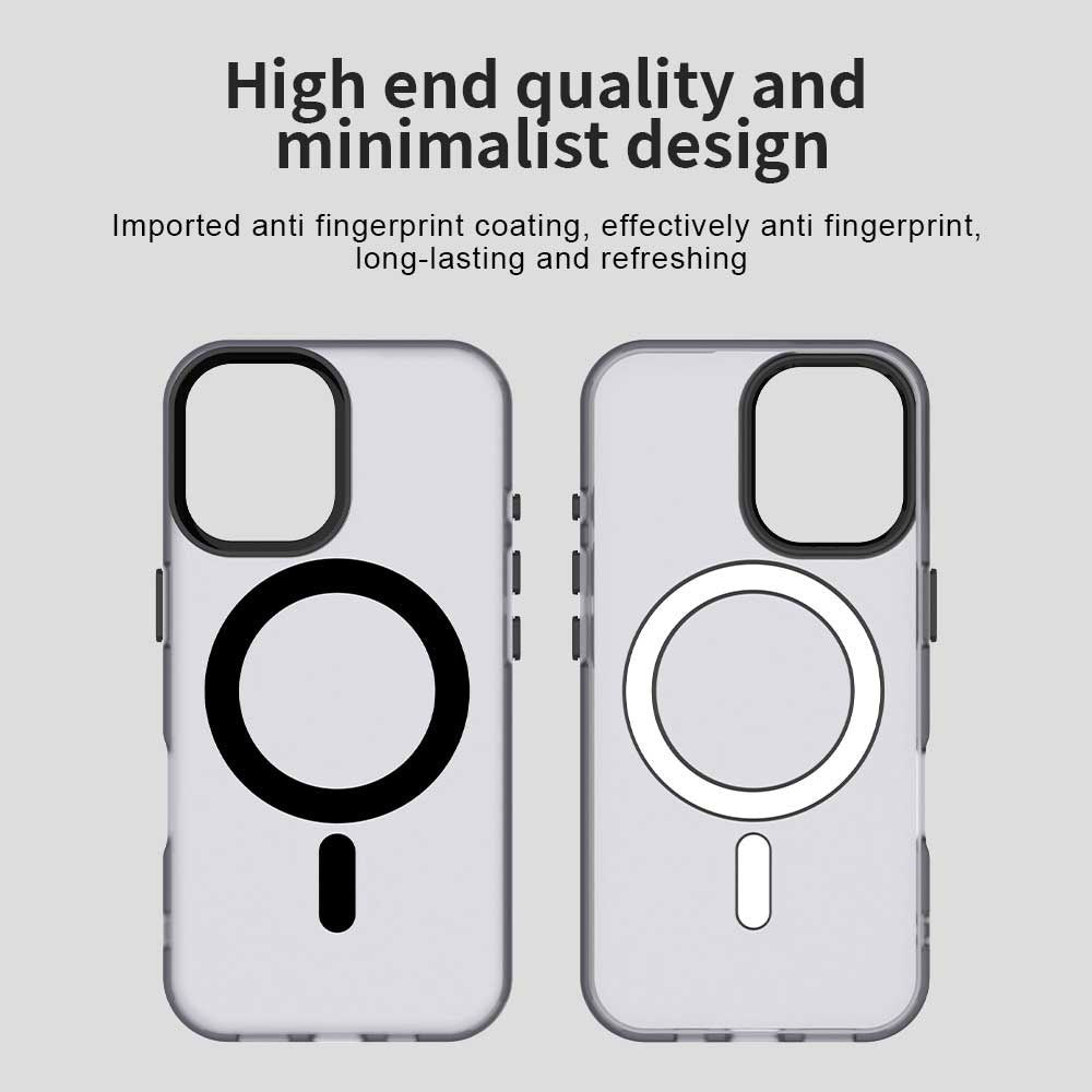 Custodia MagSafe per Apple iPhone 16, Techsuit, CandyCase, Nera