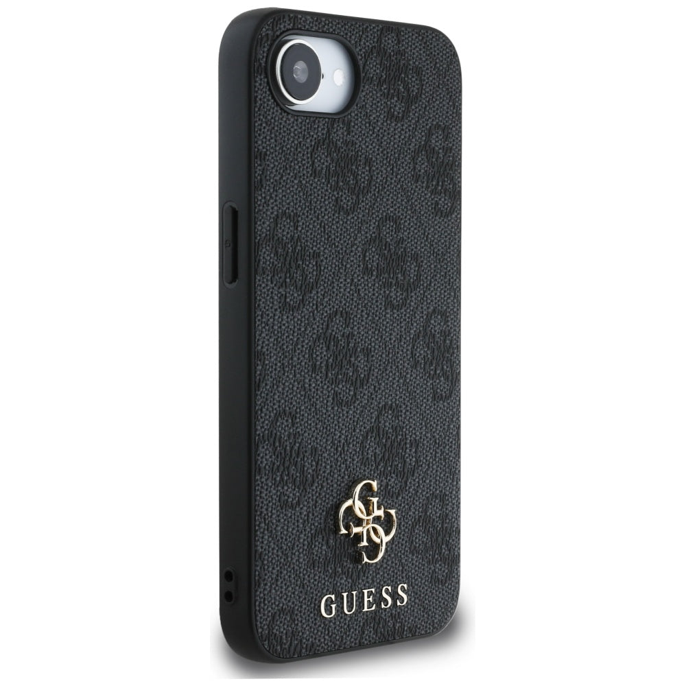 Custodia MagSafe per Apple iPhone 17e / 16e, Guess, 4G Classic, Nera