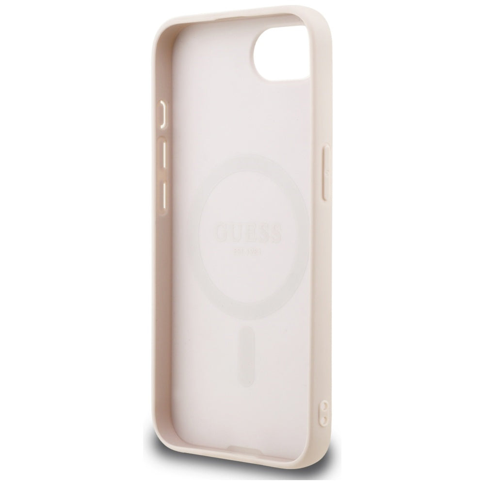 Custodia MagSafe per Apple iPhone 17e / 16e, Guess, 4G Classic, Rosa