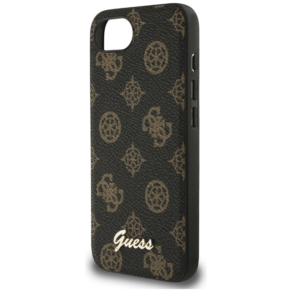 Custodia MagSafe per Apple iPhone 17e / 16e, Guess, Peony Script, Nera