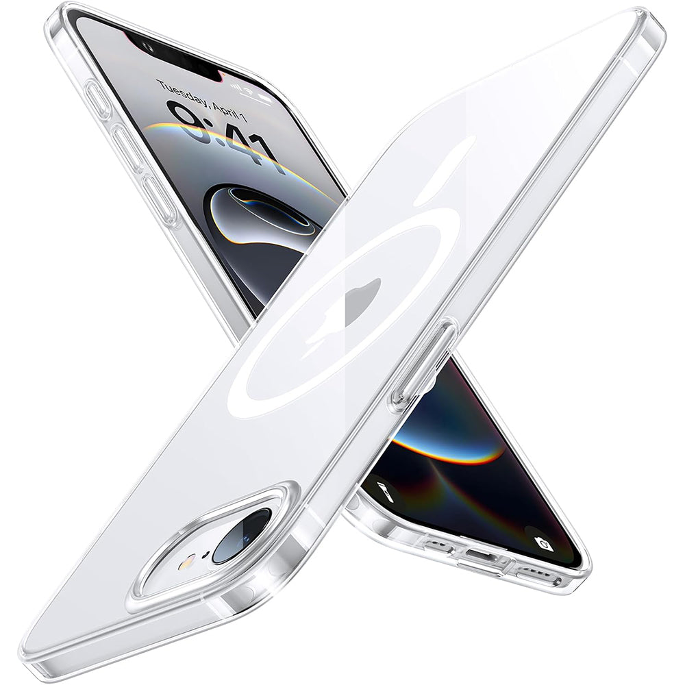 Custodia MagSafe per Apple iPhone 17e / 16e, Torras, OriginFit, Trasparente