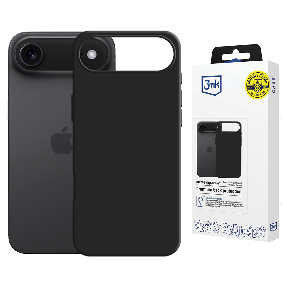 MagSafe Case for Apple iPhone 17 Air, 3MK, Hardy, Black