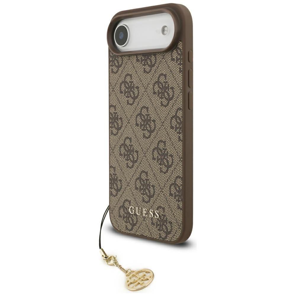 Custodia MagSafe per Apple iPhone 17 Air, Guess, 4G Charm Cradle, Marrone