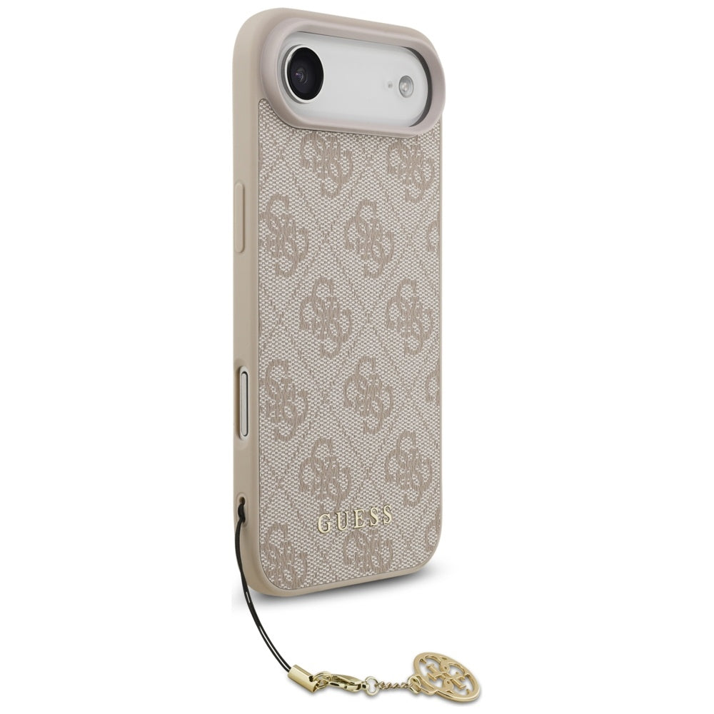 Custodia MagSafe per Apple iPhone 17 Air, Guess, 4G Charm Cradle, Rosa
