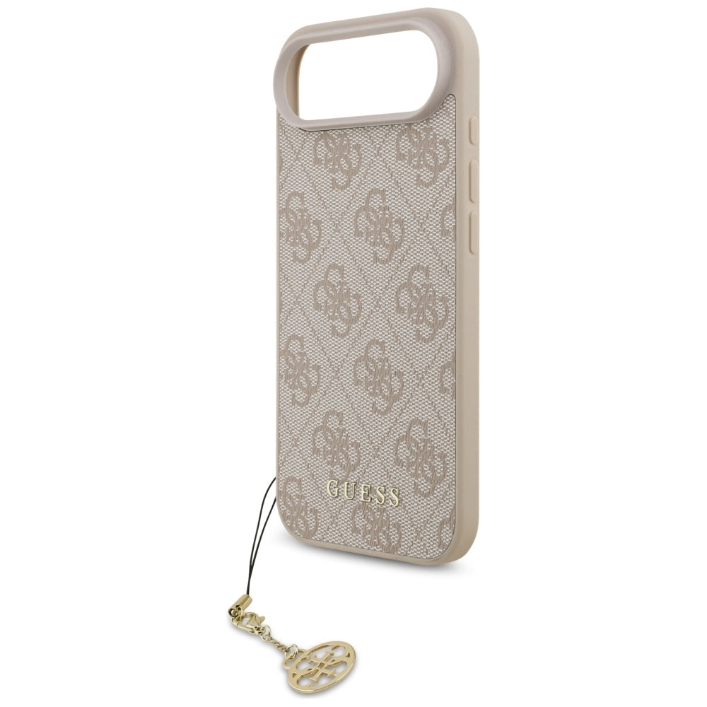 Custodia MagSafe per Apple iPhone 17 Air, Guess, 4G Charm Cradle, Rosa