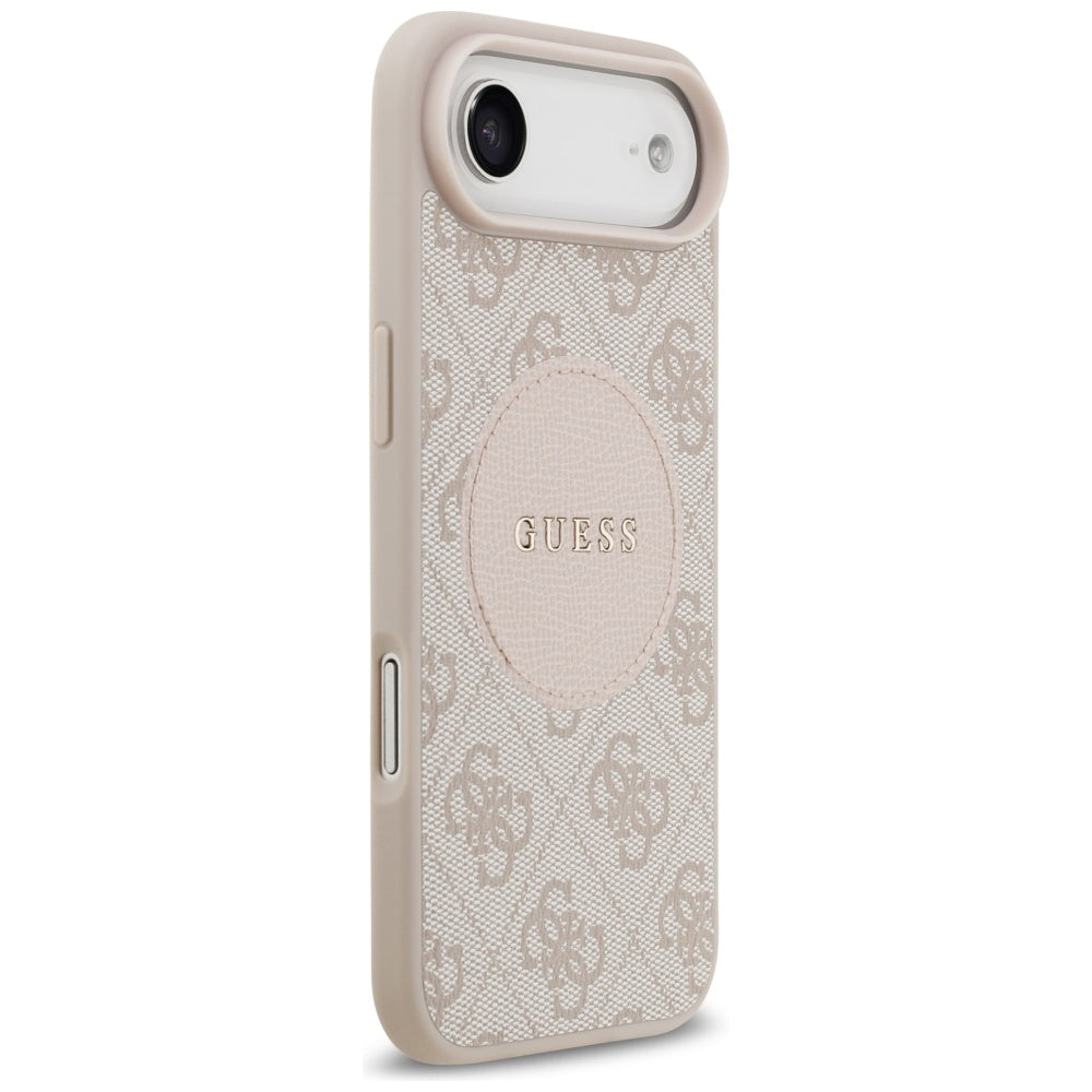 Custodia MagSafe per Apple iPhone 17 Air, Guess, 4G Circle Classic Logo, Rosa