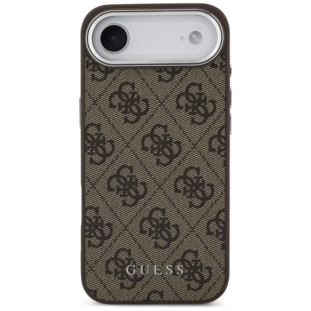 Custodia MagSafe per Apple iPhone 17 Air, Guess, 4G Classic Logo, Marrone