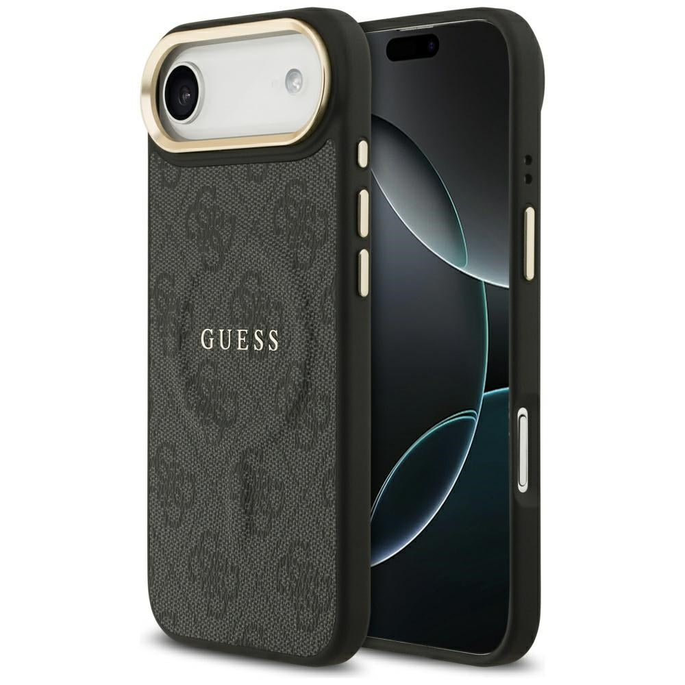 Custodia MagSafe per Apple iPhone 17 Air, Guess, 4G Classic, Nera