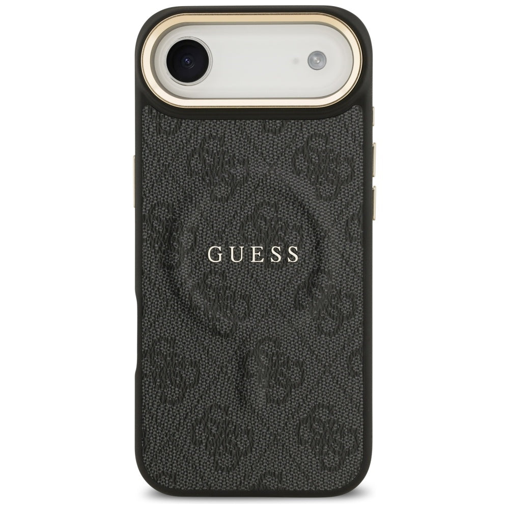 Custodia MagSafe per Apple iPhone 17 Air, Guess, 4G Classic, Nera