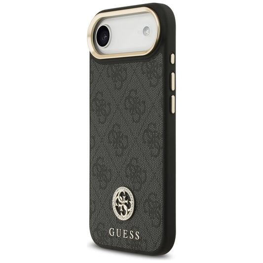 Custodia MagSafe per Apple iPhone 17 Air, Guess, 4G Strass Logo, Nera
