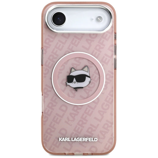 Custodia MagSafe per Apple iPhone 17 Air, Karl Lagerfeld, IML Choupette's Head, Rosa