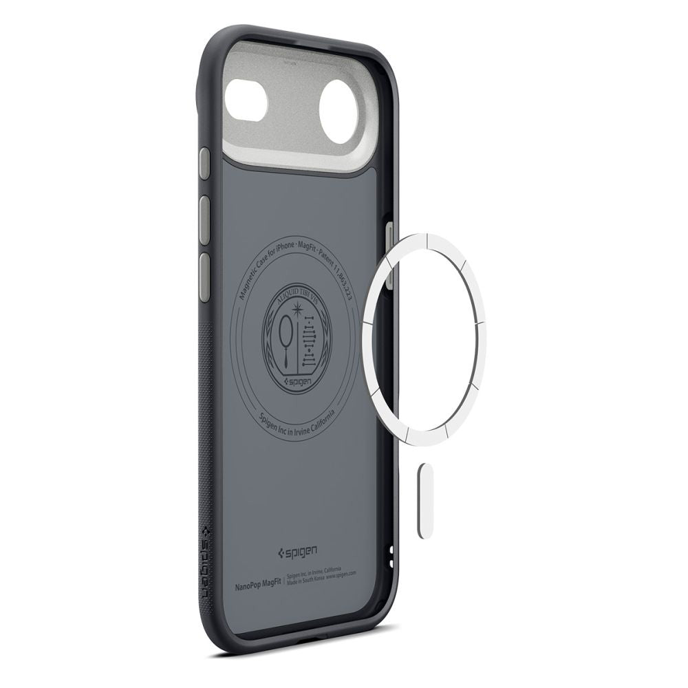 Custodia MagSafe per Apple iPhone 17 Air, Spigen, Caseology Nano Pop, Nera ACS10301