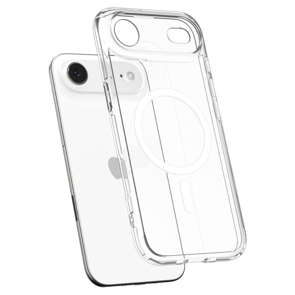 Custodia MagSafe per Apple iPhone 17 Air, Spigen, Ultra Hybrid, Bianca Trasparente ACS10313