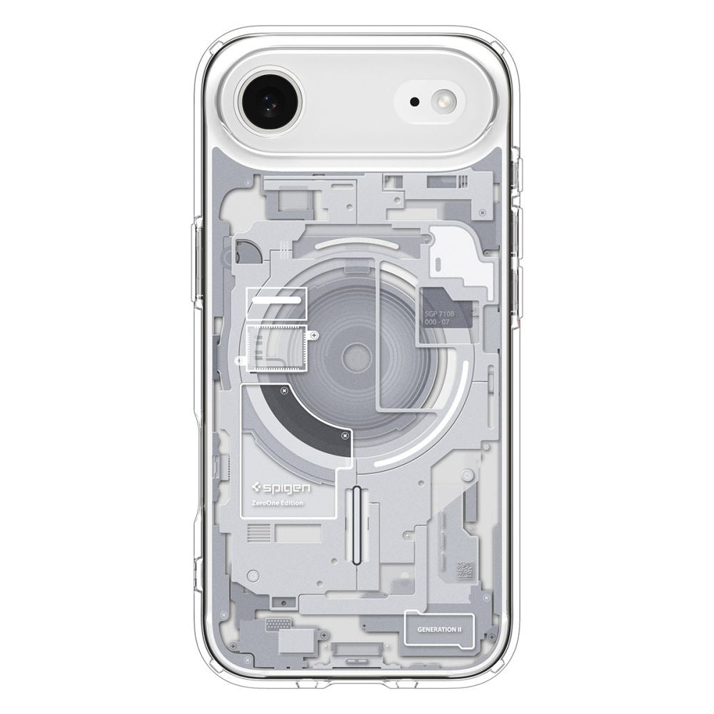 Custodia MagSafe per Apple iPhone 17 Air, Spigen, Ultra Hybrid Zero One, Bianca
