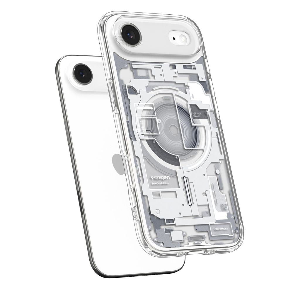Custodia MagSafe per Apple iPhone 17 Air, Spigen, Ultra Hybrid Zero One, Bianca