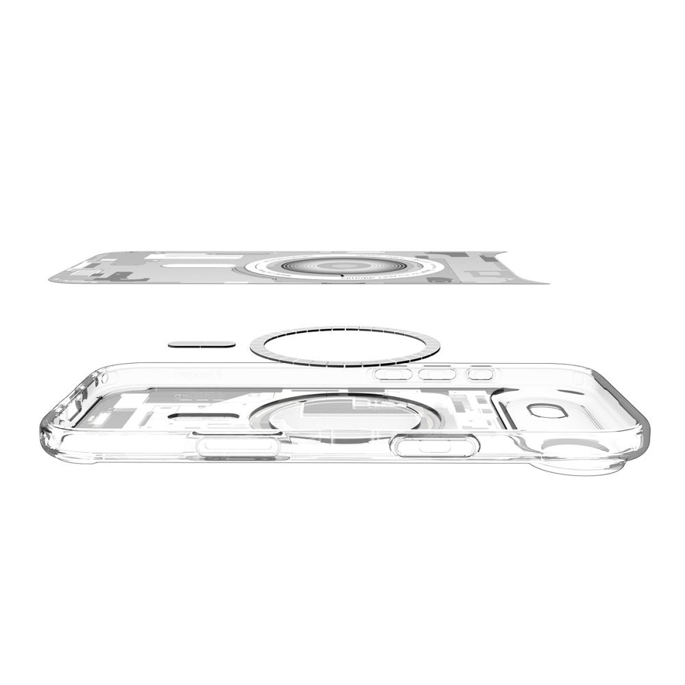 Custodia MagSafe per Apple iPhone 17 Air, Spigen, Ultra Hybrid Zero One, Bianca