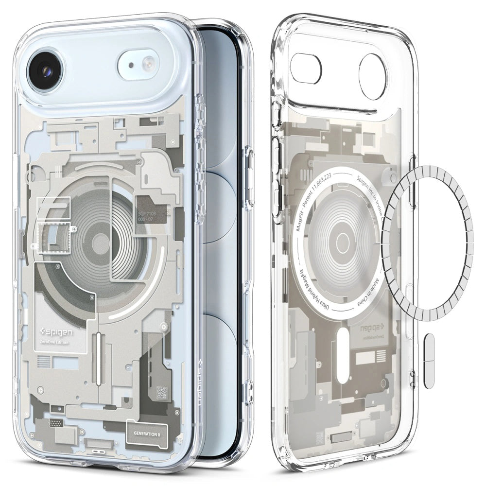 Custodia MagSafe per Apple iPhone 17 Air, Spigen, Ultra Hybrid Zero One, Beige