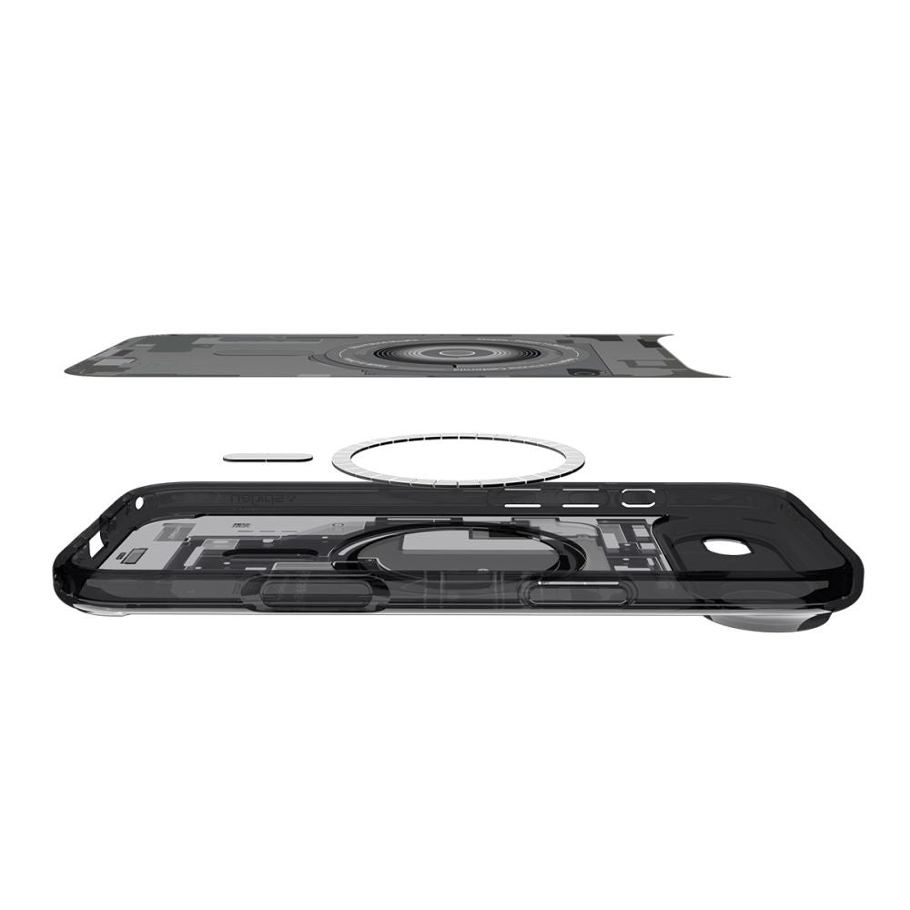 Custodia MagSafe per Apple iPhone 17 Air, Spigen, Ultra Hybrid Zero One, Nera ACS10320